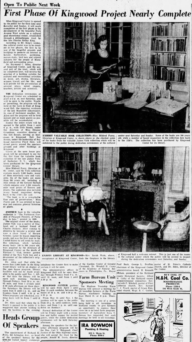 Kingwood's 70th Anniversary Celebration Kingwood Center Gardens